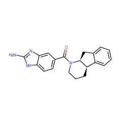 Nc1nc2cc(C(=O)N3CCC[C@@H]4c5ccccc5C[C@@H]43)ccc2[nH]1 ZINC000168405647