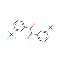 O=C(C(=O)c1cccc(C(F)(F)F)c1)c1cccc(C(F)(F)F)c1 ZINC000028713892
