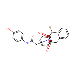 O=C(CN1C(=O)[C@@H]2C3c4ccccc4C(Br)(c4ccccc43)[C@H]2C1=O)Nc1ccc(O)cc1 ZINC000002078543