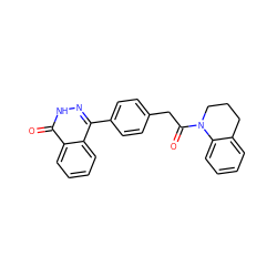 O=C(Cc1ccc(-c2n[nH]c(=O)c3ccccc23)cc1)N1CCCc2ccccc21 ZINC001772652125