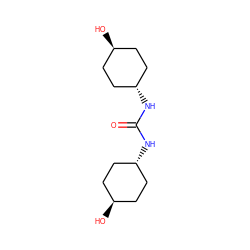 O=C(N[C@H]1CC[C@H](O)CC1)N[C@H]1CC[C@H](O)CC1 ZINC000253654706