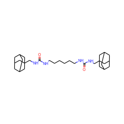 O=C(NCCCCCCNC(=O)NCC12CC3CC(CC(C3)C1)C2)NCC12CC3CC(CC(C3)C1)C2 ZINC000169334939