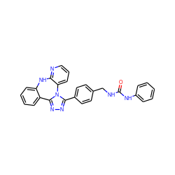 O=C(NCc1ccc(-c2nnc3n2-c2cccnc2Nc2ccccc2-3)cc1)Nc1ccccc1 ZINC000096174040