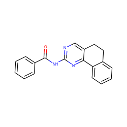 O=C(Nc1ncc2c(n1)-c1ccccc1CC2)c1ccccc1 ZINC000001397141