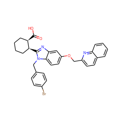 O=C(O)[C@@H]1CCCC[C@@H]1c1nc2cc(OCc3ccc4ccccc4n3)ccc2n1Cc1ccc(Br)cc1 ZINC000219397679