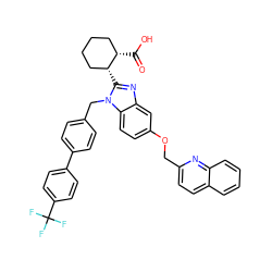 O=C(O)[C@H]1CCCC[C@H]1c1nc2cc(OCc3ccc4ccccc4n3)ccc2n1Cc1ccc(-c2ccc(C(F)(F)F)cc2)cc1 ZINC000226106091