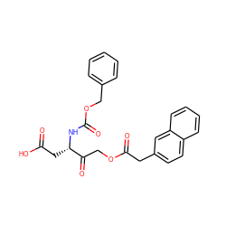 O=C(O)C[C@H](NC(=O)OCc1ccccc1)C(=O)COC(=O)Cc1ccc2ccccc2c1 ZINC000058583224