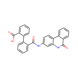 O=C(O)c1ccccc1-c1ccccc1C(=O)Nc1ccc2c(c1)[nH]c(=O)c1ccccc12 ZINC000008582204