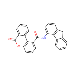 O=C(O)c1ccccc1-c1ccccc1C(=O)Nc1cccc2c1-c1ccccc1C2 ZINC000001717012