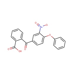 O=C(O)c1ccccc1C(=O)c1ccc(Oc2ccccc2)c([N+](=O)[O-])c1 ZINC000016806693