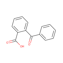 O=C(O)c1ccccc1C(=O)c1ccccc1 ZINC000000157193