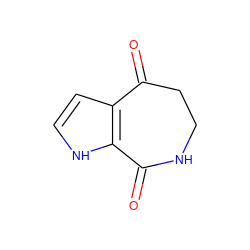 O=C1CCNC(=O)c2[nH]ccc21 ZINC000013310235