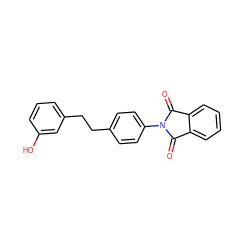 O=C1c2ccccc2C(=O)N1c1ccc(CCc2cccc(O)c2)cc1 ZINC000045284468