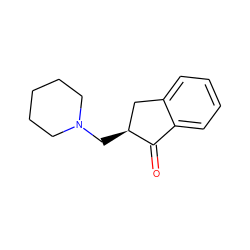 O=C1c2ccccc2C[C@@H]1CN1CCCCC1 ZINC000001566897