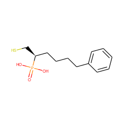 O=P(O)(O)[C@@H](CS)CCCCc1ccccc1 ZINC001772603852