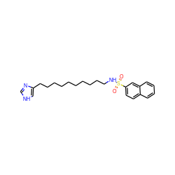 O=S(=O)(NCCCCCCCCCCc1c[nH]cn1)c1ccc2ccccc2c1 ZINC000029485800