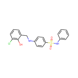 O=S(=O)(Nc1ccccc1)c1ccc(NCc2cccc(Cl)c2O)cc1 ZINC000103266574
