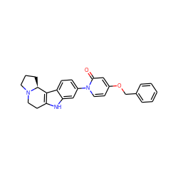 O=c1cc(OCc2ccccc2)ccn1-c1ccc2c3c([nH]c2c1)CCN1CCC[C@@H]31 ZINC000068249178