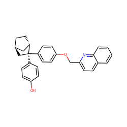 Oc1ccc([C@]2(c3ccc(OCc4ccc5ccccc5n4)cc3)C[C@H]3CC[C@H]2C3)cc1 ZINC000261181390