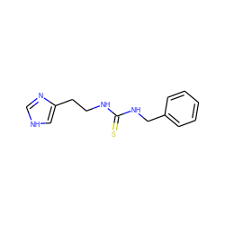 S=C(NCCc1c[nH]cn1)NCc1ccccc1 ZINC000013741791