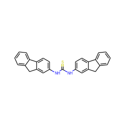 S=C(Nc1ccc2c(c1)Cc1ccccc1-2)Nc1ccc2c(c1)Cc1ccccc1-2 ZINC000001602485