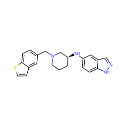 c1cc2cc(CN3CCC[C@H](Nc4ccc5[nH]ncc5c4)C3)ccc2s1 ZINC000114337346