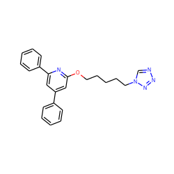 c1ccc(-c2cc(OCCCCCn3cnnn3)nc(-c3ccccc3)c2)cc1 ZINC000027438334