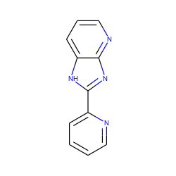 c1ccc(-c2nc3ncccc3[nH]2)nc1 ZINC000013233958