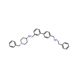 c1ccc(CCNCc2ccc(-c3cccc(CNC4CCN(Cc5ccccc5)CC4)c3)cc2)cc1 ZINC000028462725