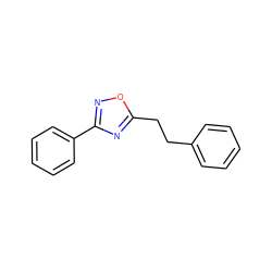 c1ccc(CCc2nc(-c3ccccc3)no2)cc1 ZINC000000467225